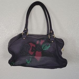 Steve Madden purple Rose purse